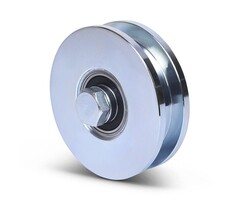 Koło rowkowane 98 mm z kwadratowym rowkiem - 425 kg