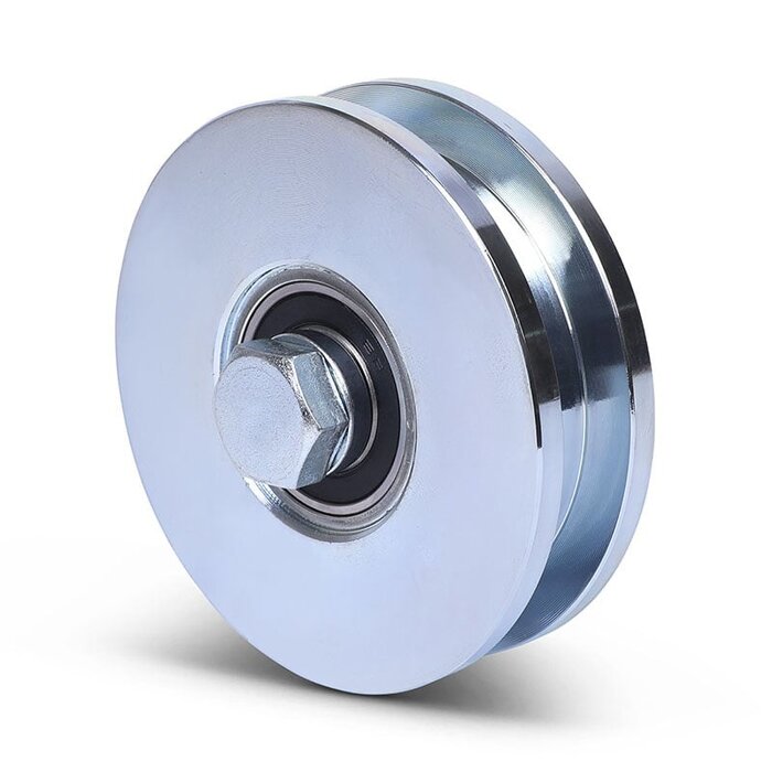 Koło rowkowane 100 mm z kwadratowym rowkiem - 425 kg