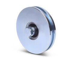 Koło rowkowane 117 mm z kwadratowym rowkiem - 240 kg