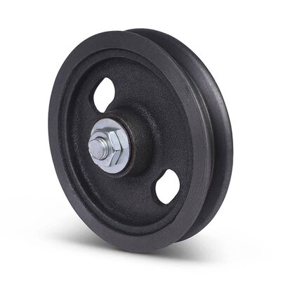 Koło rowkowane 120 mm z kwadratowym rowkiem - 100 kg