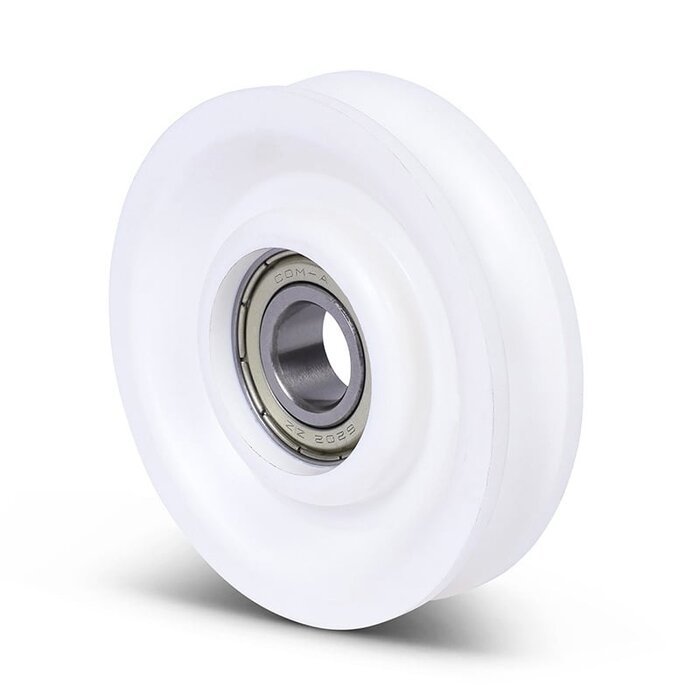 Plastikowy krążek kablowy 78 mm z rowkiem U - 245 kg