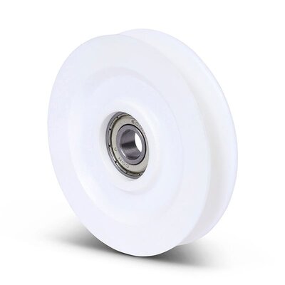 Plastikowy krążek kablowy 78 mm z rowkiem U - 140 kg