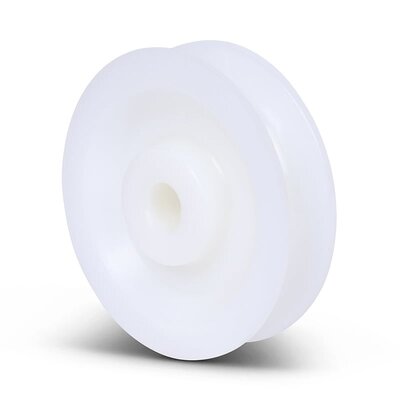 Plastikowy krążek kablowy 100 mm z rowkiem U - 160 kg