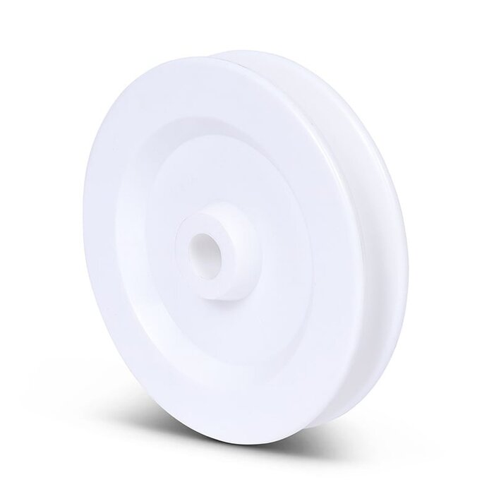Plastikowy krążek kablowy 90 mm z rowkiem U - 130 kg