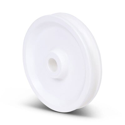 Plastikowy krążek kablowy 73 mm z rowkiem U - 55 kg