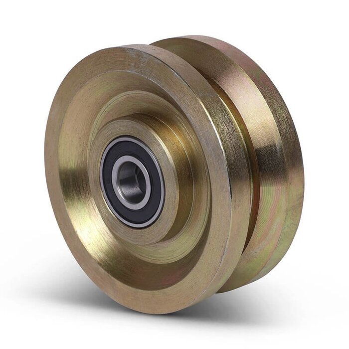 Koło rowkowane 100 mm z rowkiem V - 600 kg