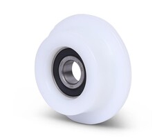 Nylonowe koło kołnierzowe 62 mm - 100 kg