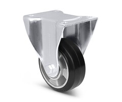 Elastyczne gumowe kółko stałe 125 mm - 300 kg
