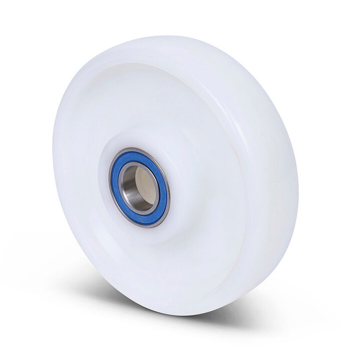 Kóło ze stali nierdzewnej 160 mm - Nylon - łożysko kulkowe - 700 kg