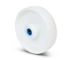 Kóło ze stali nierdzewnej 160 mm Nylon - 400 kg