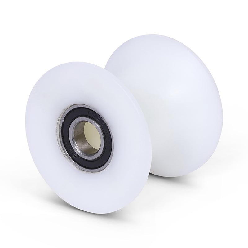 Tworzywo sztuczne rolka diabolowa 70 mm - otwór na oś 15 mm - 100 kg