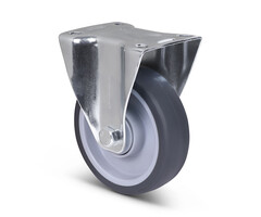 Kółko stałe z gumy TPR 125 mm - 135 kg
