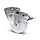 Stal nierdzewna Kółko obrotowe z hamulcem 80 mm - Nylon - 150 kg