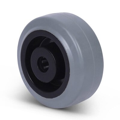Kółko gumowe 80 mm - otwór łożyska wałeczkowego 12 mm - 110 kg
