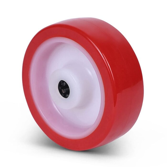 Kóło PU 100 mm - otwór łożyska wałeczkowego 12 mm - 150 kg