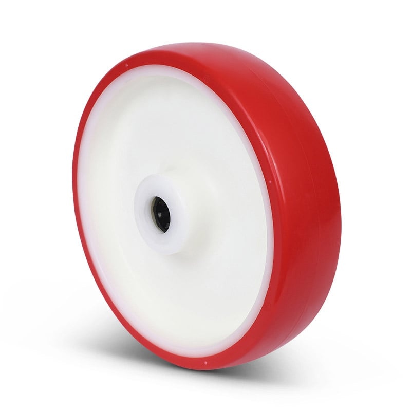 Kóło PU 200 mm - otwór łożyska wałeczkowego 20 mm - 400 kg