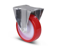 Kółko stałe PU 125 mm - 200 kg