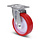 Kółko obrotowe PU 125 mm - łożysko rolkowe - 200 kg