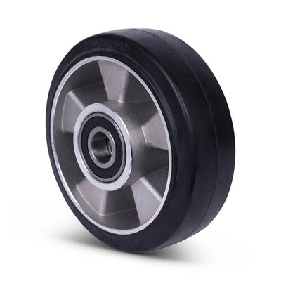 Kółko gumowe 150 mm - otwór łożyska kulkowego 20 mm - 300 kg