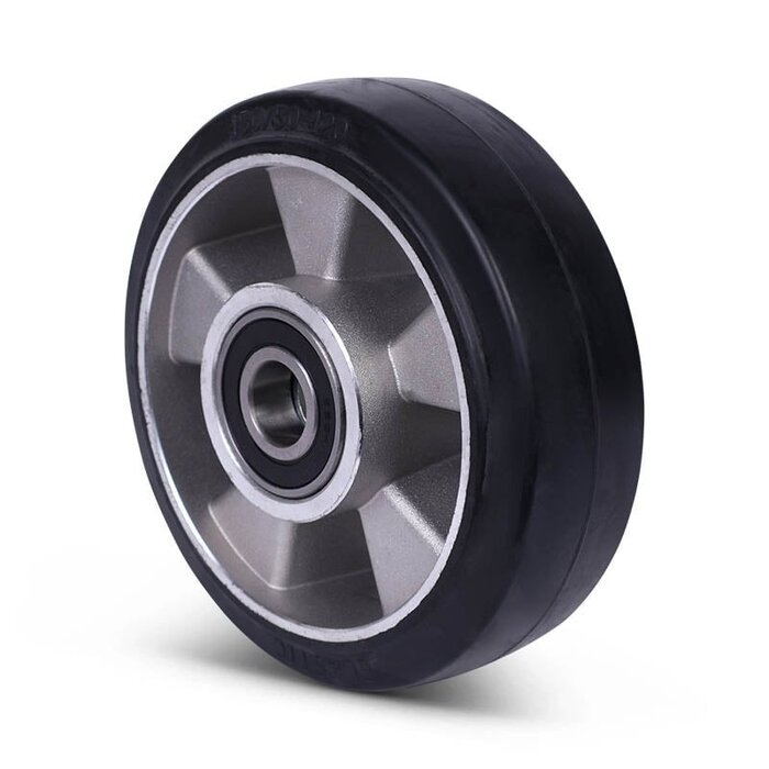 Kółko gumowe 150 mm - otwór łożyska kulkowego 20 mm - 300 kg