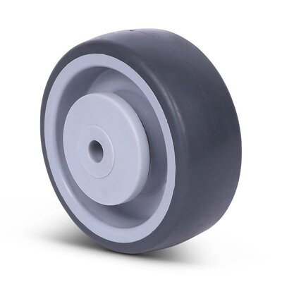 Kółko gumowe 80 mm - otwór łożyska kulkowego 8 mm - 80 kg