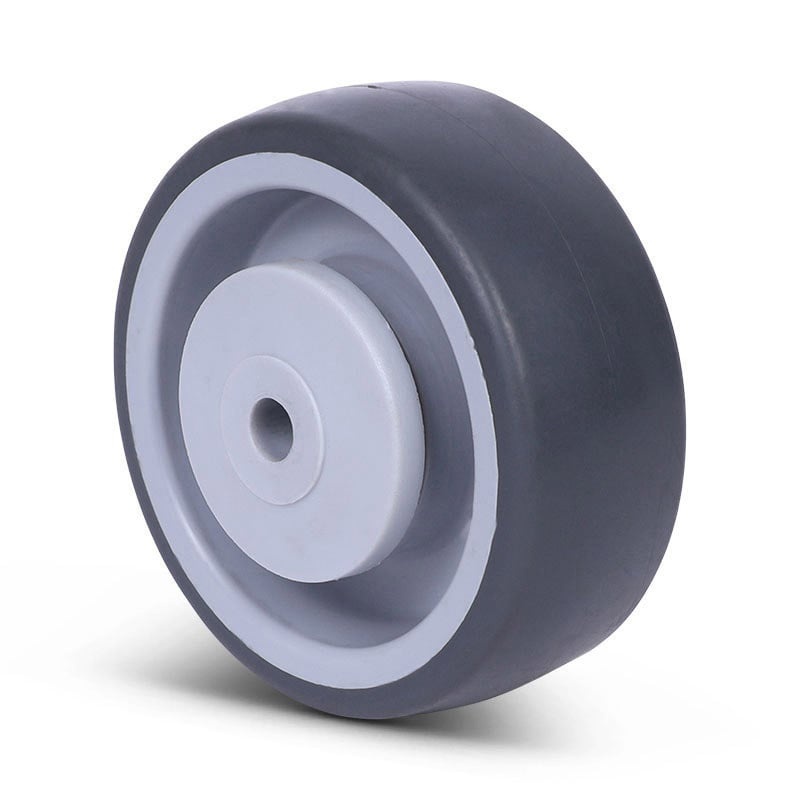 Kółko gumowe 80 mm - otwór łożyska kulkowego 8 mm - 80 kg