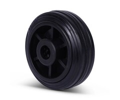 Kóło z pełnej gumy 80 mm - 50 kg