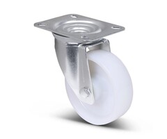 Nylonowe kółko obrotowe 100 mm - 200 kg