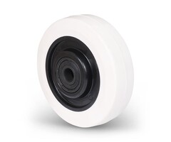 Gumowe koło odporne na wysoką temperaturę 100 mm - 110 kg