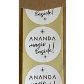 Cadeausticker Ananda Magic inside rol 500 stickers
