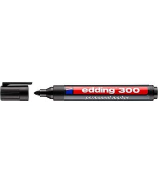 Viltstift edding 300 rond zwart 1.5-3mm