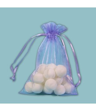 Organza zakje lavendel 7x10cm (50 stuks)