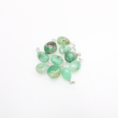 Chrysopraas hanger zilver 925 (10 pcs)