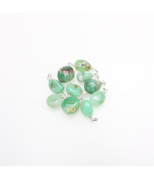 Chrysopraas hanger zilver 925 (10 pcs)