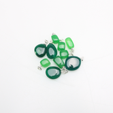 New jade Groen hanger zilver 925 (10 pcs)