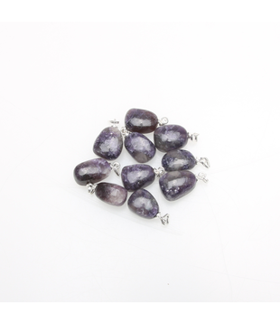 Lepidoliet hanger zilver 925 (10 pcs)