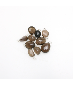 Rookkwarts hanger zilver 925 (10 pcs)