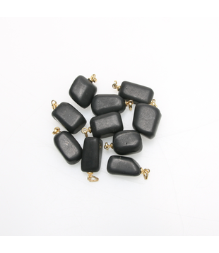 Shungiet hanger zilver 925 Gold Plated (10 pcs)