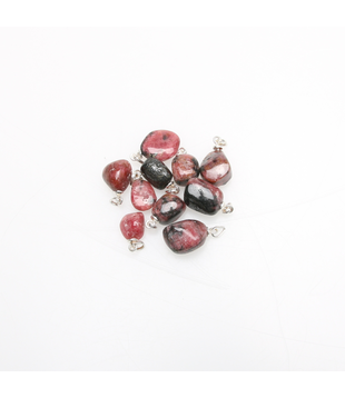 Rhodoniet hanger zilver 925 (10 pcs)