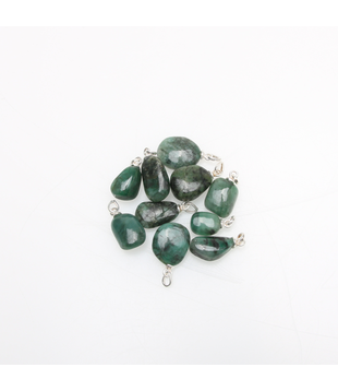 Smaragd hanger zilver 925 (10 pcs)