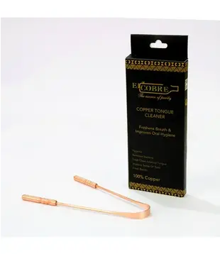 Tongreiniger superieure kwaliteit koper gift box