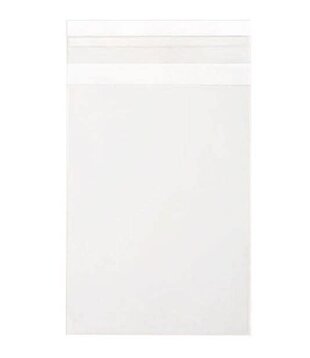Zakjes met plakstrip Bioplastic 117x162mm - 100 st