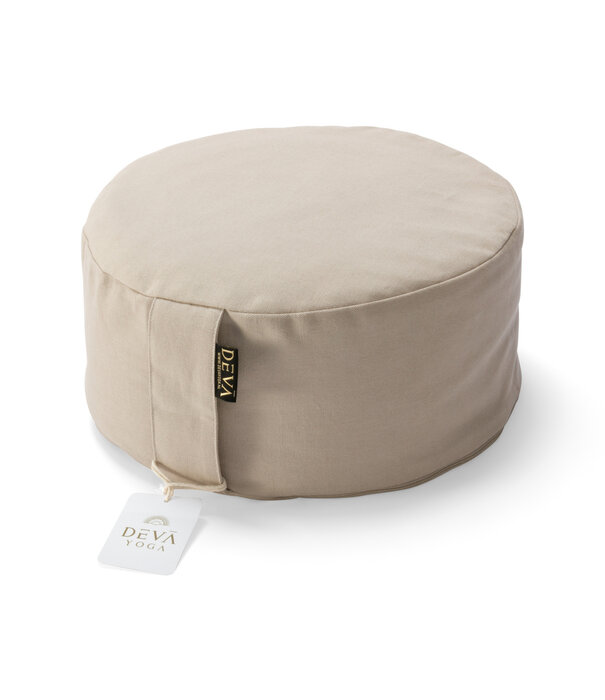 Deva Yoga Meditatiekussen bio katoen - Warm Grey