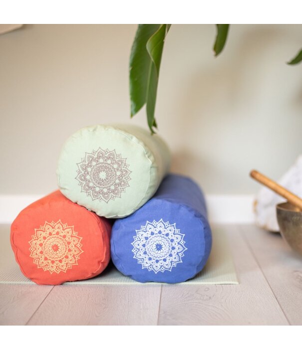 Bolster bio katoen - Sky Blue Mandala