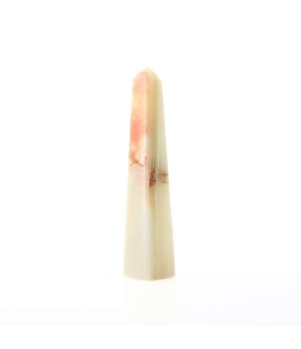 Aragoniet  marmer obelisk 20cm