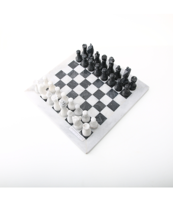 Aragoniet  schaakbord zwart wit