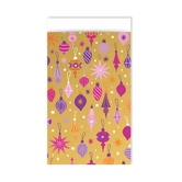 Kadozakjes 7x13cm Christmas balls  250st - KERST