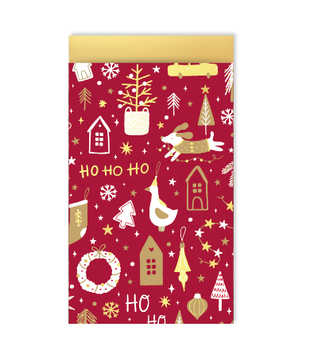 Kadozakje 12x19cm Cosy Christmas  250st - KERST