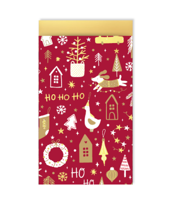 Kadozakje 12x19cm Cosy Christmas  250st - KERST