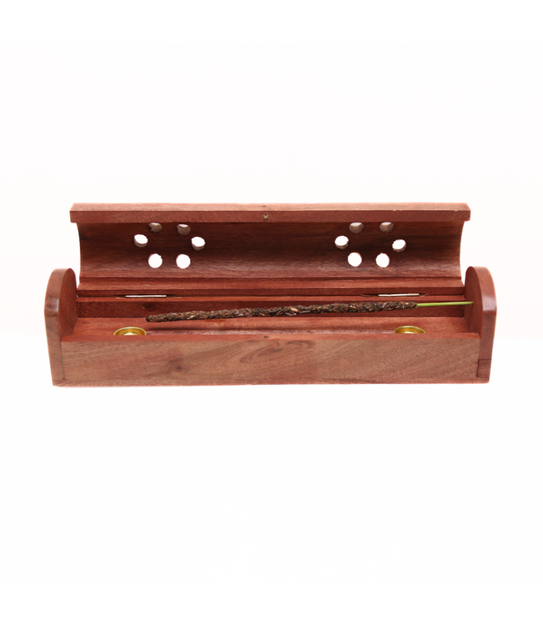 Wierookbrander bewaardoos bloemmotief